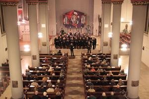 Saal int St. Joseph Kirch mit dem Kammerchor Weidenau
