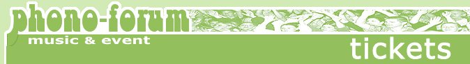 phono forum music & event tickets Logo