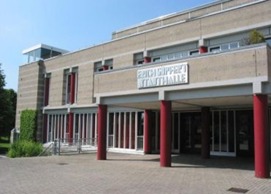 Eingangsbereich der Stadthalle Unna