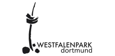 Westfalenpark Dortmund Logo schwarzweiß
