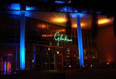 Glashaus Herten bei Nacht