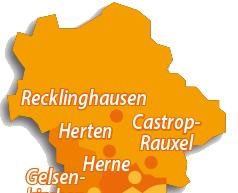 Recklinghausen Karte
