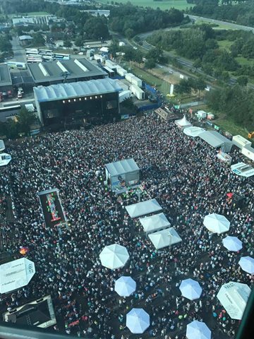 Das Grafschafter Open Air aus der Vogelperspektive