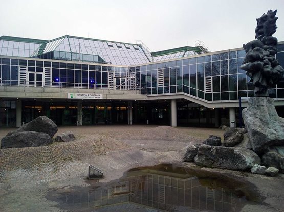 Eingangsbereich der Stadthalle Hagen