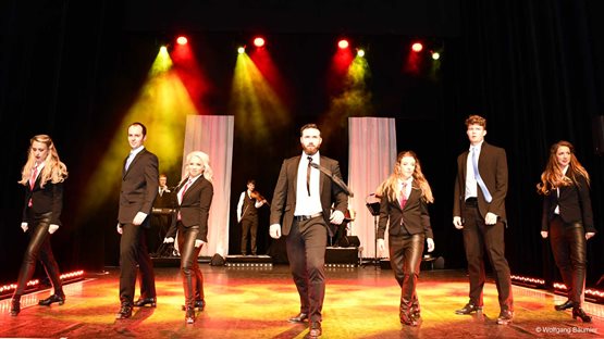 Celtic Rhythms direct from Ireland: Dancers in Suits