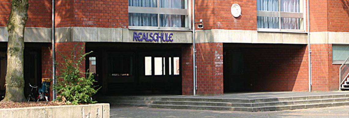 Außenansicht Aula der Realschule Lüdinghausen