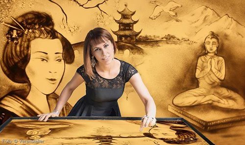 Sandmalerei: Fantasy World