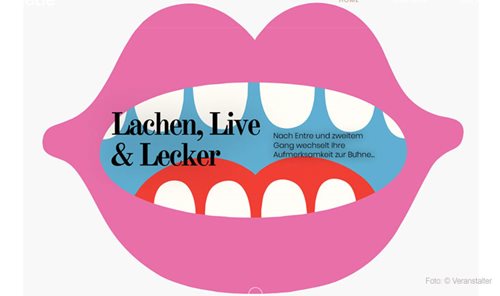 LACHEN LIVE + LECKER
