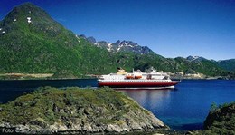 Logo Hurtigruten in Norwegen