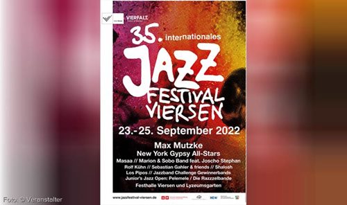 Jazzfestival Viersen 2022 *Tageskarte Samstag
