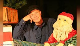 Logo Weihnachten auf dem Leuchtturm